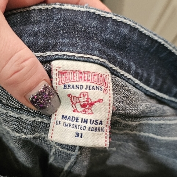 True Religion Women's Dark Blue Jeans - Picture 4 of 7